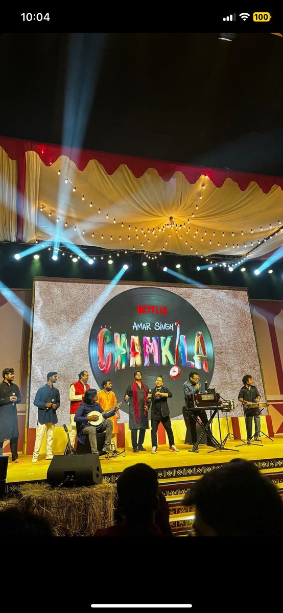 Blessed to have shared the stage with music maestro @arrahman sir and @Kailashkher sir at #AmarSinghChamkila ‘s album launch 🌻 #ishaannigam @NetflixIndia @diljitdosanjh @ParineetiChopra #netflix