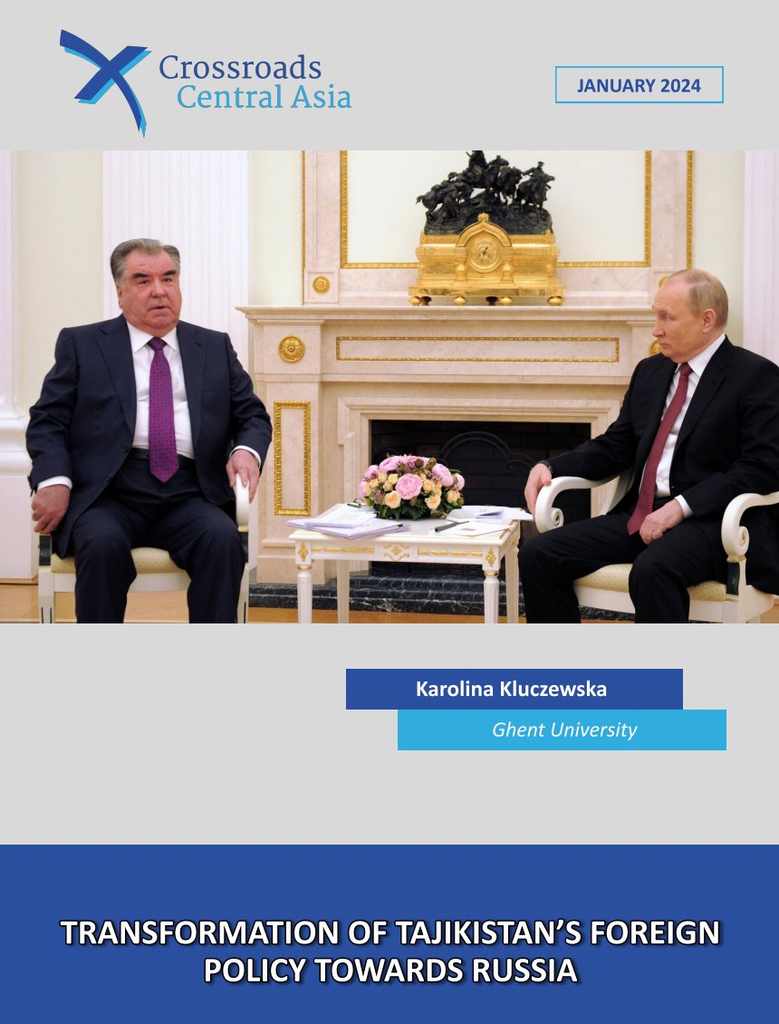 European Neighbourhood Council (ENC) (@enc_europe) on Twitter photo ‼️Don’t miss Dr. Karolina Kluczewska’s (ENC Academic Council Member) recent article📜 on the transformation of #Tajikistan's 🇹🇯 foreign policy towards #Russia between 1991 and 2023
Read here👉🏽 bit.ly/4alaIsK
#CentralAsia <a href="/Crossroads__CA/">Crossroads Central Asia</a> ‼️Don’t miss Dr. Karolina Kluczewska’s (ENC Academic Council Member) recent article📜 on the transformation of #Tajikistan's 🇹🇯 foreign policy towards #Russia between 1991 and 2023
Read here👉🏽 bit.ly/4alaIsK
#CentralAsia <a href="/Crossroads__CA/">Crossroads Central Asia</a>