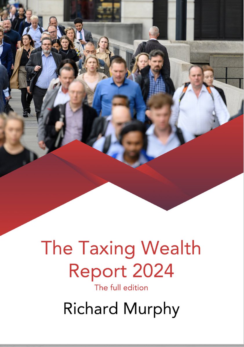 The Taxing Wealth Report 2024 shows that austerity is not needed in the UK. Instead, we can have decent public services employing appropriately paid people, and we can invest in our future. Download it here taxresearch.org.uk/Blog/2024/04/0…