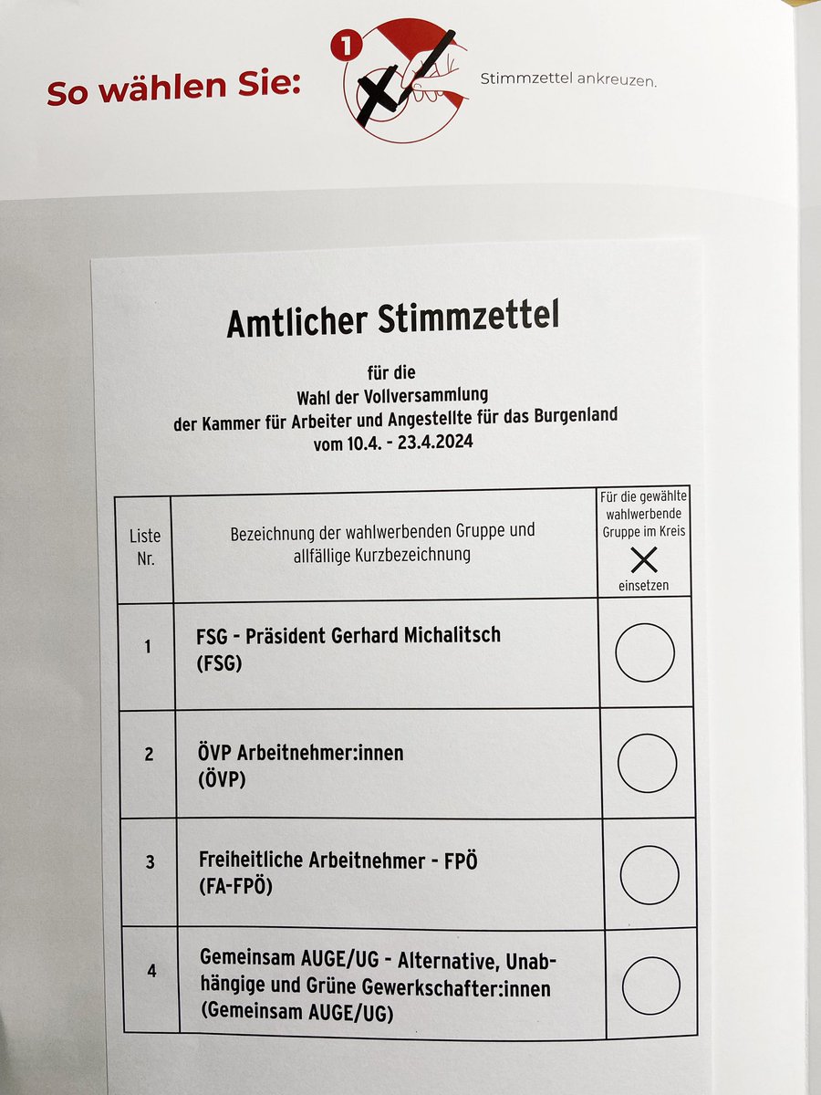 Ausgerechnet die ÖVP-Liste gendert und kandidiert bei der Arbeiterkammerwahl als „Arbeitnehmer:innen“. Dabei will die ÖVP das Gendern in der Verwaltung sogar verbieten.