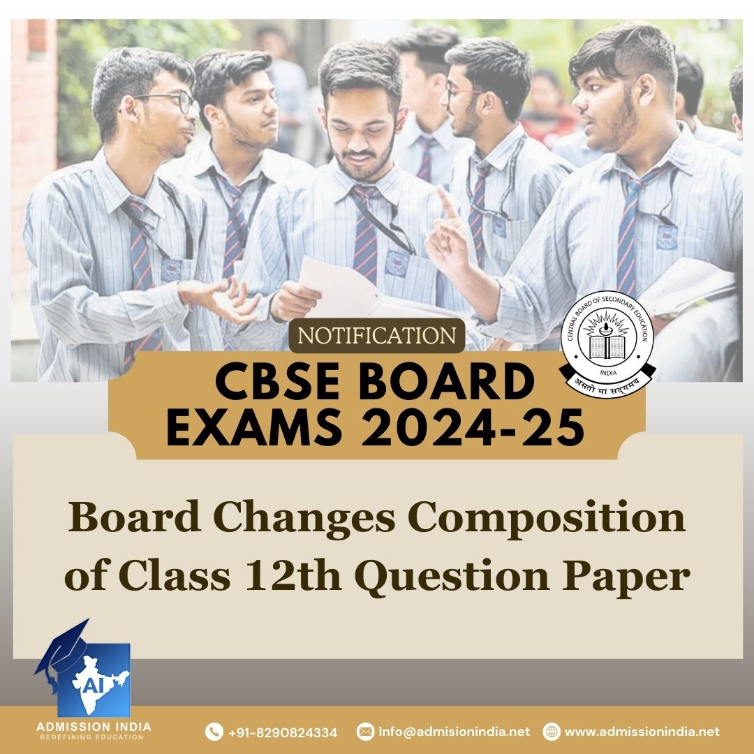 The CBSE Board changes the composition of class 12th question paper. 
.
.
.
Read More:- bit.ly/3xphoYo

#cbse #cbseboardexam #cbse12thboard #cbseboard2024 #cbseannouncement #education #12thstudents #latestnews #admissionindia #cbseboard2025