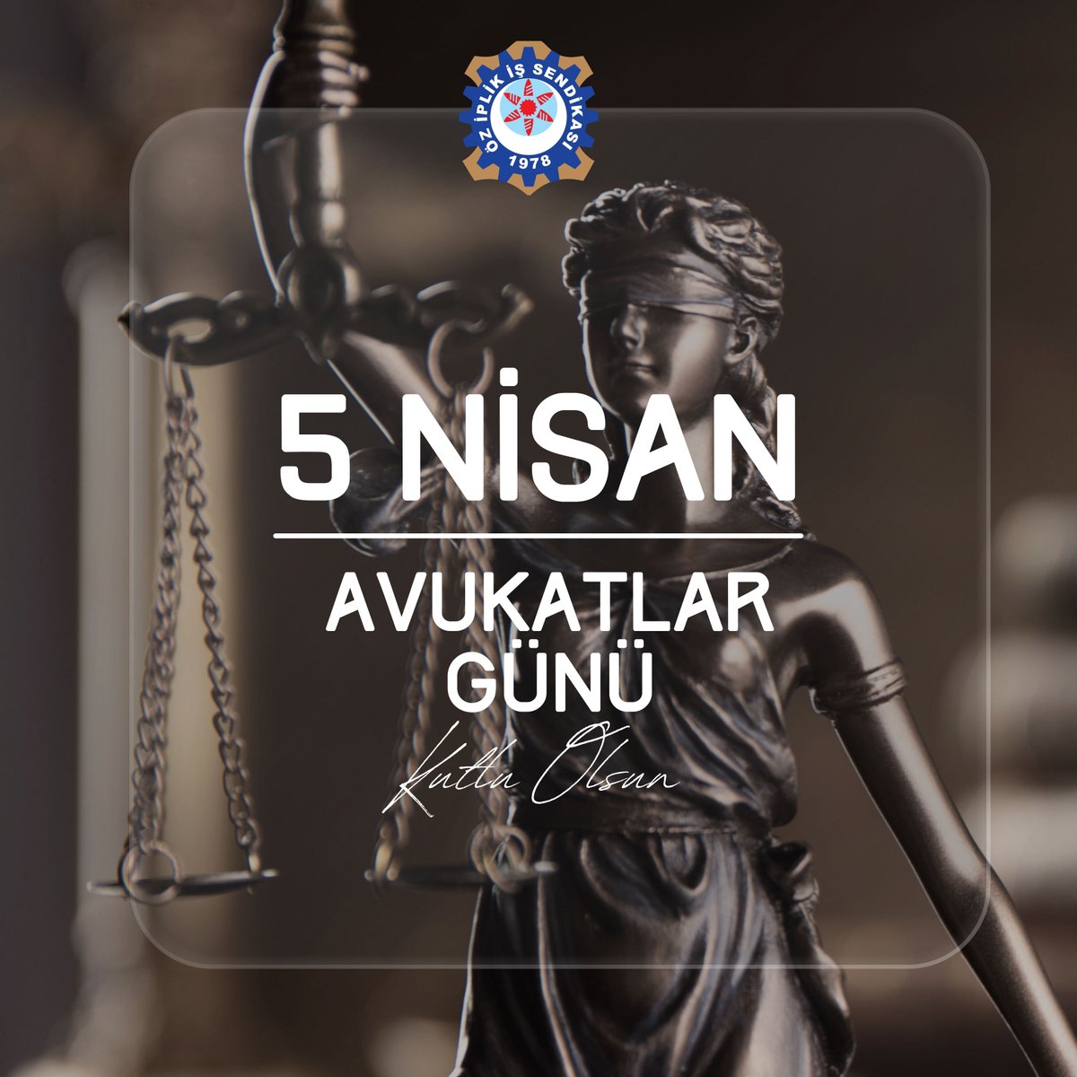 Emeğin ve emekçilerin hakkı, hukuku için mücadele veren sendikamız avukatları başta olmak üzere önemli bir kamu hizmeti yapan tüm avukatların 5 Nisan Avukatlar Gününü kutlarız.