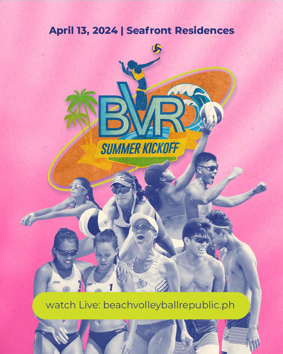 bvr_ph's tweet image. #BVR is really back! Take a look at our Men’s and Women’s teams participating in the #BVRSummerKickoff at Seafront Residences, Batangas this coming April 13. You can watch the games live and for free on beachvolleyballrepublic.ph 📲