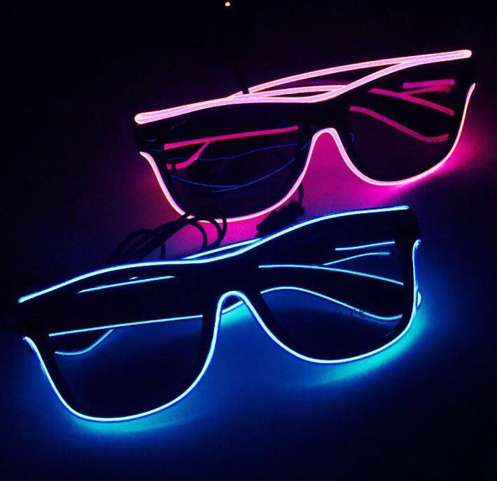 #fridayfreebie we are giving away some #neon LED #sunglasses today! Simply #RT with your colour choice & #follow by 8pm to enter! #competition #freebiefriday #win #comp #EDM #Festival #SW4 #BlackFriday #Creamfileds #officeparty #TGIF #Tomorrowland