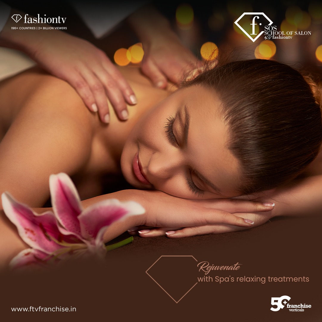 Rediscover tranquility and rejuvenate your senses with indulgent spa treatments at F School of Salon By FTV's.                                   

#FTVFranchise #Franchise #ftvindia #ftvsalonacademy #fashiontv #MakeupTutorials #Beauty #Education #FTV #SalonAcademy #FashionTVIndia
