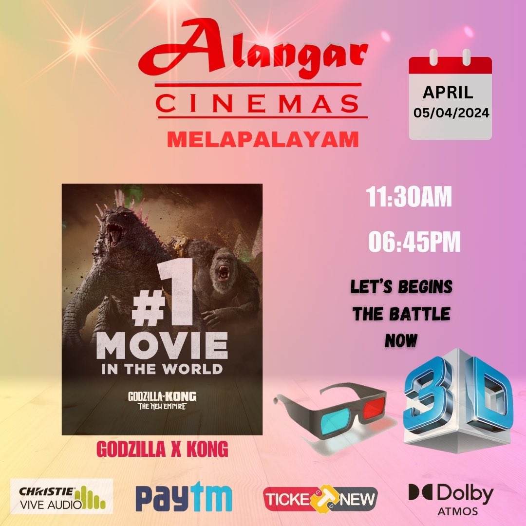 Book your movie tickets @alangarcinemas #film #theatre #movie #rebel #manjummelboys #trending #viral #tirunelveli #nellai #insta #instagood #instagram #instadaily #instalike #instamood #instalove