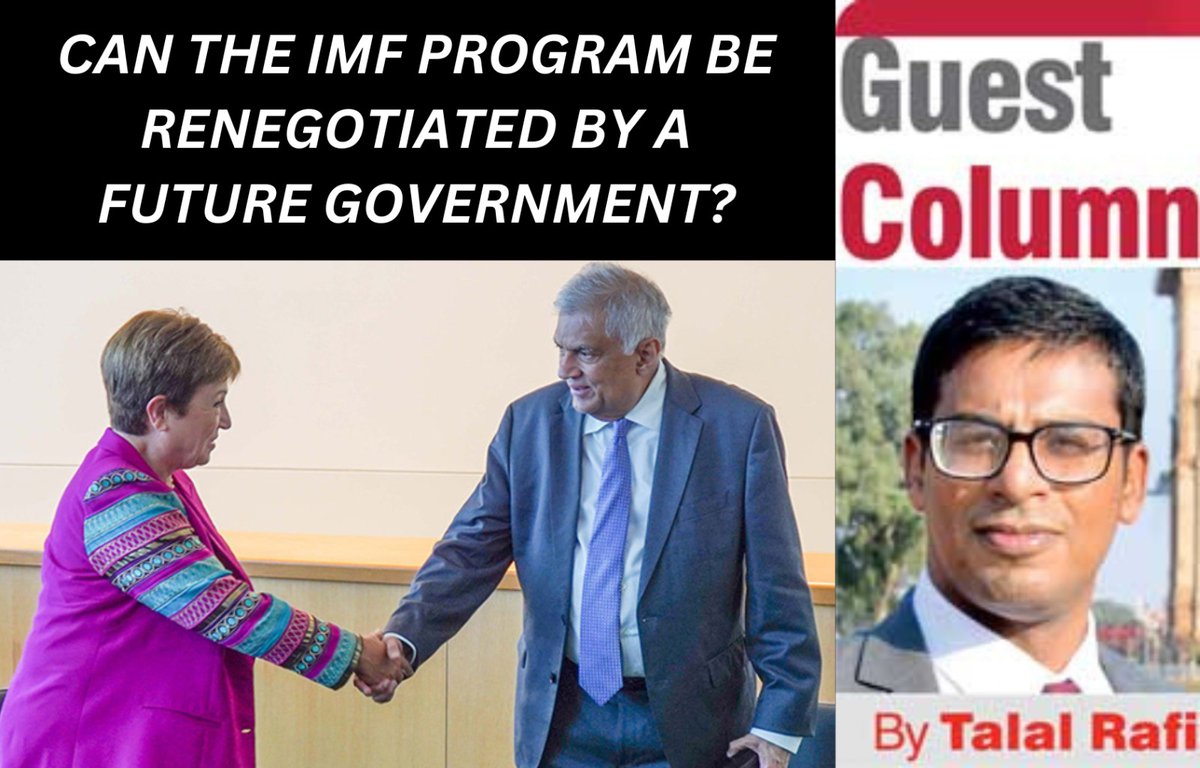 'Even if we successfully complete the current IMF program, our debt to GDP is only expected to come down to 95%. Ghana defaulted when it's debt was only 92% of GDP in 2022. This is how deeply in an economic crisis Sri Lanka is in. As the IMF's Peter Breuer said we are on a knife…