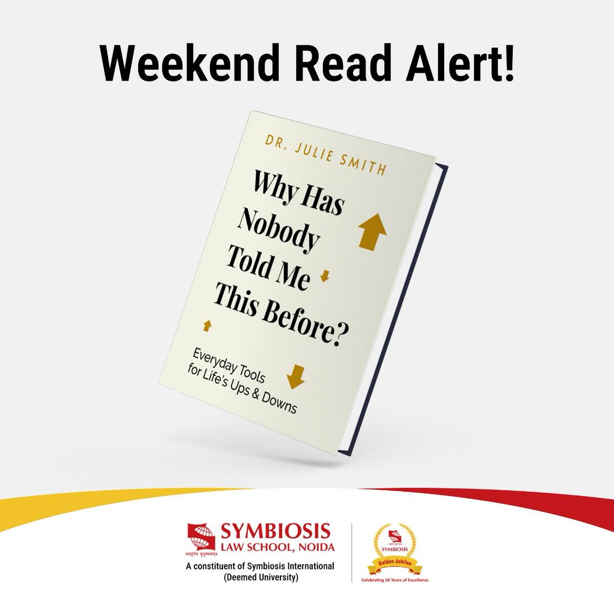 Discover strategies from a clinical psychologist to boost mental health, tackle anxiety and build confidence. Get daily, easy-to-follow advice for well-being. . . . #sls #symbiosis #symbiosislawschool #noida #weekend #weekendread #mentalwellbeing #mentalhealth
