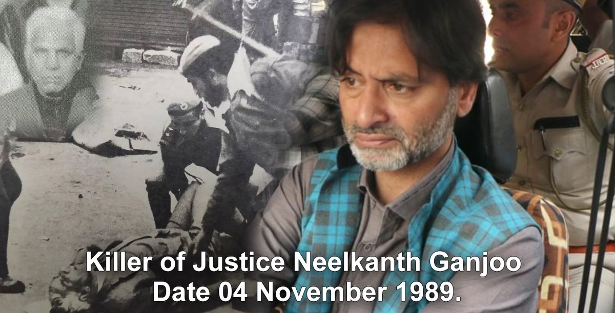 singh_jasb869's tweet photo. Terrorists of #JKLF carried out the massacre and exodus of #KashmiriPandits. In the 1987 assembly elections, the peace of #Kashmir was disturbed by rigging. YasinMalik poisoned the minds of the youth and brainwashed them to take up arms.
#Nayakashmir #BadaltaKashmir https://t.co/zS1zaSlBT7