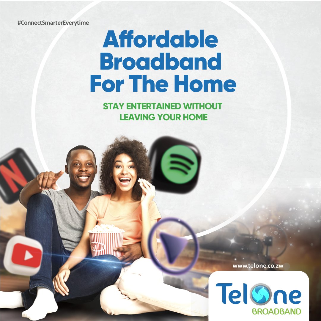 Stay connected and entertained on the go! TelOne broadband is perfect for Netflix and Showmax! Stream your favourite TV shows and movies in HD, anytime on your smartphone or tablet. #ConnectSmarterEverytime #OnlineGaming
