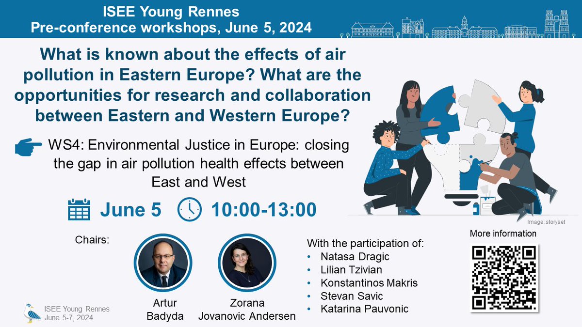 The great conference is approaching! The ISEE Young conference will be held in June 2024! @iseeyoungrennes You are welcome to participate or follow through our profiles all WS and sessions. See you in Rennes! @LTzivian @zoranajova @jelena_dunjic1 @DArsenovic @nsucl21000