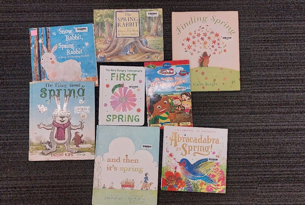 'Hop into Spring' collection. Borrow a book and let your imagination bloom! 📖💐 #SpringReading #LibraryLife #HopIntoBooks 🐰📚@oismumbai @BhonslayAnupa