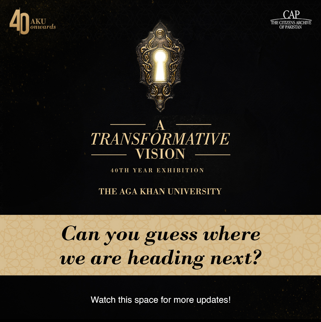 AKUGlobal's tweet photo. From Karachi to... Where next? ๐ค
After an incredible run in Karachi, AKUโs first-ever exhibition, A Transformative Vision (ATV), is on the move. Where do you think our next stop will be?
#ATransformativeVision #40YearsOfAKU #AKUOnwards https://t.co/OBYEvgx0Uc