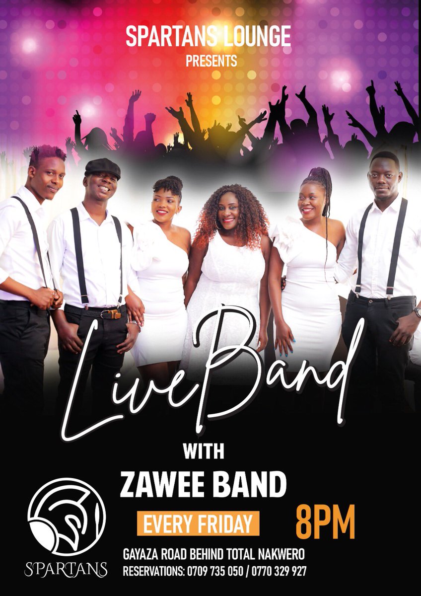 SpartansBar's tweet photo. Live band night🥳 
Can’t wait to see you guys tonight 
LOCATION: GAYAZA ROAD BEHIND TOTAL NAKWERO https://t.co/XUOxtxxWEh