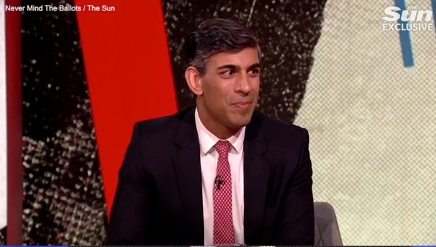 'You don't spend half a billion pounds going to Rwanda that could be in the health service and the education service.' SUNAK SMIRKED AND GIGGLED LIKE A LITTLE CHILD WHEN CALLED OUT BY JOE PUBLIC ABOUT THE SMALL BOAT CRISIS