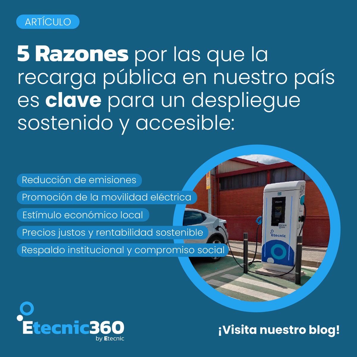 Descubre 5 claves de recarga pública para ciudades más verdes 🌿🚗 ¡Haz clic y transforma el futuro con nosotros! 🔗etecnic.es/noticias/carga… #Etecnic #MovilidadEléctrica