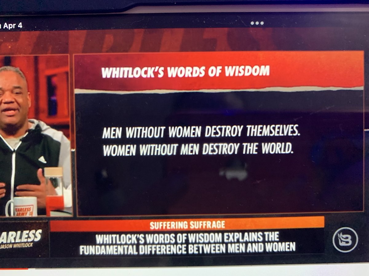 Probably an unpopular take but he’s not wrong IMO or ⁦@jasonwhitlock26⁩ #TruthBomb