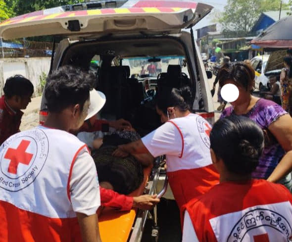 MyanmarRedCross tweet picture