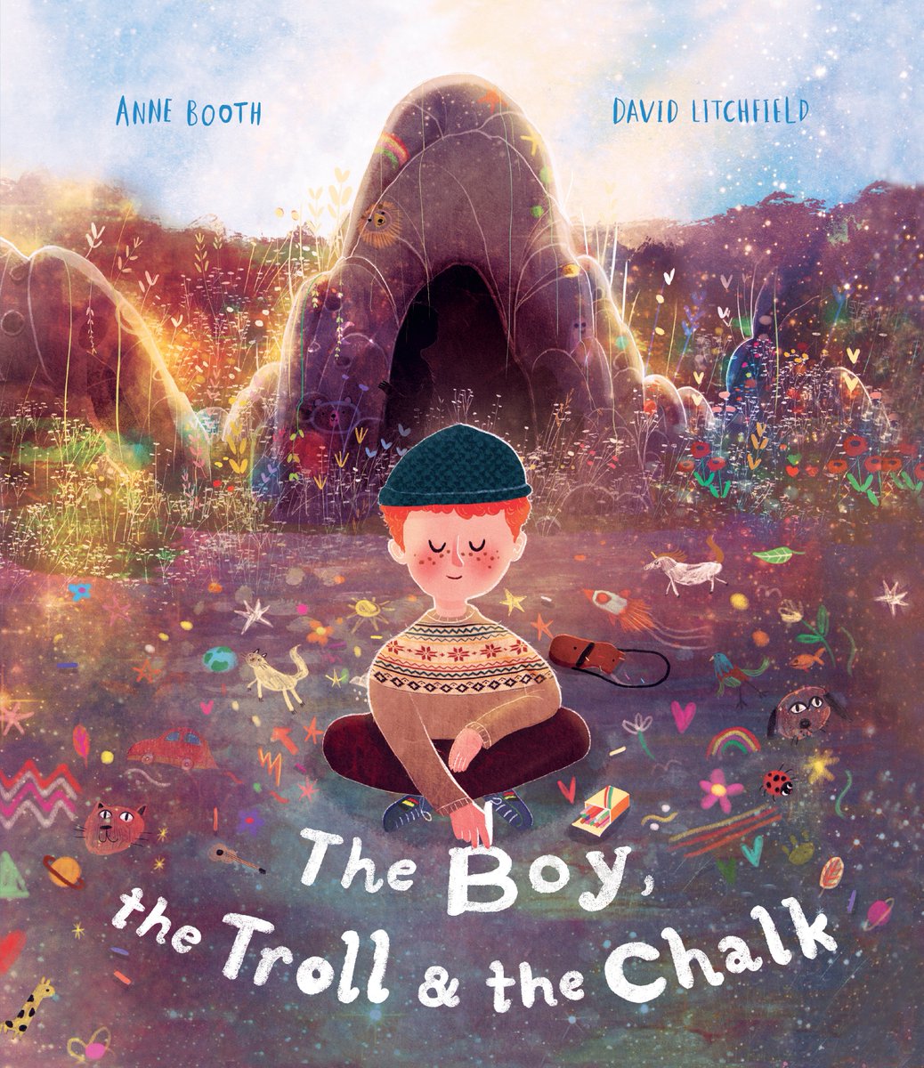 NEW BOOK! 🥳 So happy to share the cover for ‘The Boy, The Troll & The Chalk’ the brand new picture book written by @Bridgeanne and illustrated by me. This is myself and Anne’s second collaboration after ‘A Shelter For Sadness’ Publishing this June with @templarbooks ❤️