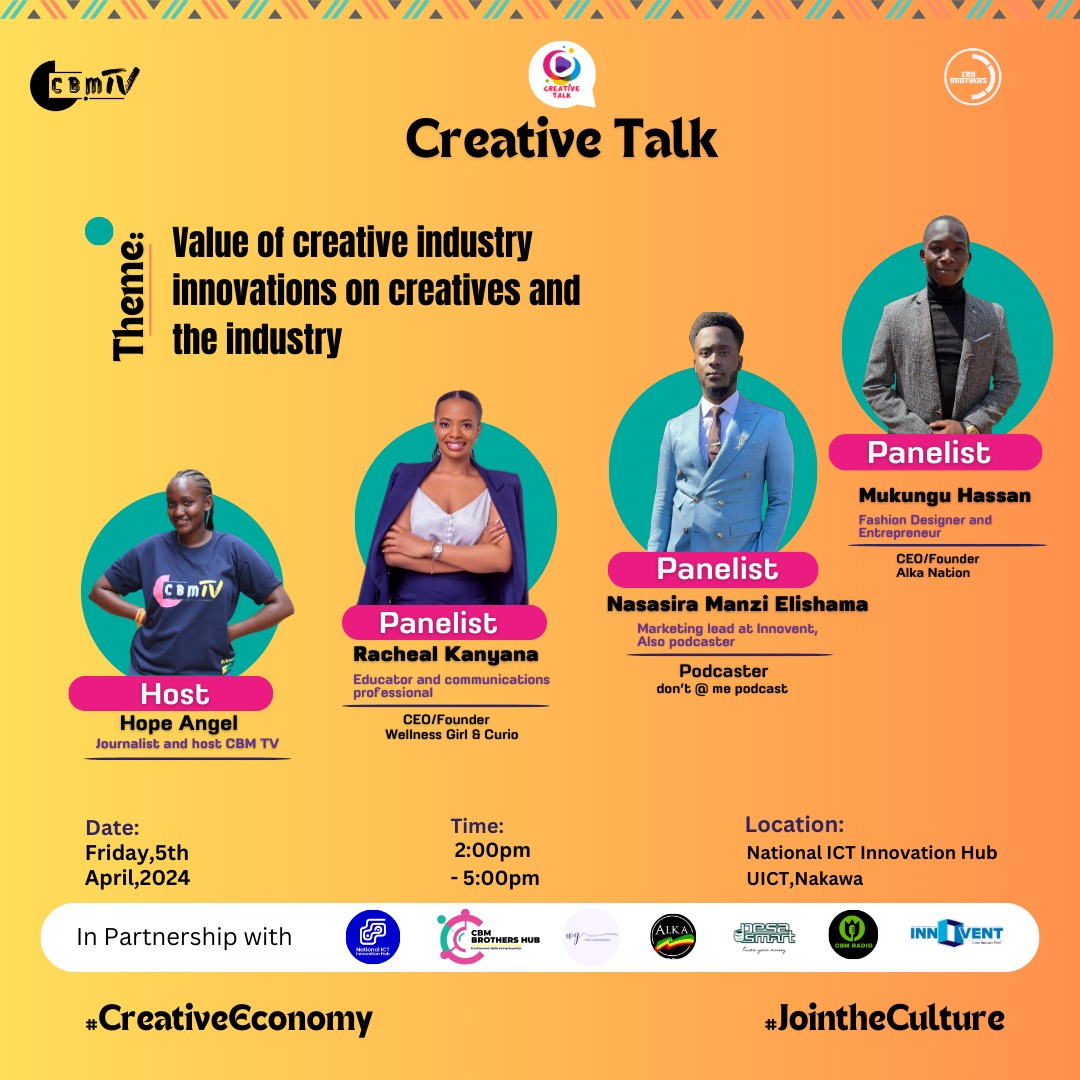 Excited for today's Creative Talk Session at the Hub! Join us as we delve into the magic of creativity - exploring how it sparks innovation, fosters collaboration, and transforms ideas into reality. #InnovateUG @CBMBrothers