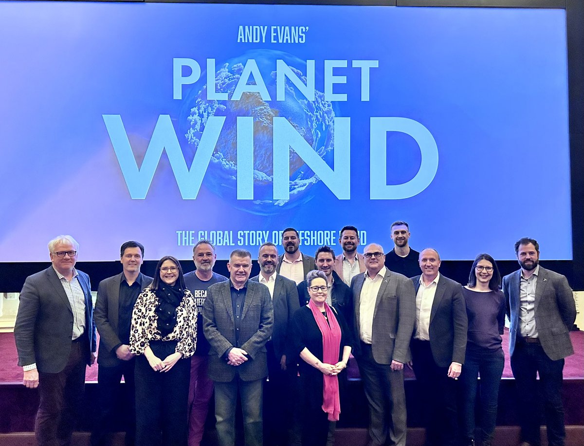 Bill Scott OBE DL ๐ฌ๐ง ๐บ๐ฆ (@billscottwilton) on Twitter photo Great night with <a href="/NOFLimited/">NOF</a> <a href="/electriccinema/">Electric Cinema</a> in London last night.
An amazing 2 hour film about how the world is utilising the power of wind.
Well done <a href="/joannelengMBE/">Joanne Leng MBE</a> the NE contingent are very proud of you ๐ Great night with <a href="/NOFLimited/">NOF</a> <a href="/electriccinema/">Electric Cinema</a> in London last night.
An amazing 2 hour film about how the world is utilising the power of wind.
Well done <a href="/joannelengMBE/">Joanne Leng MBE</a> the NE contingent are very proud of you ๐