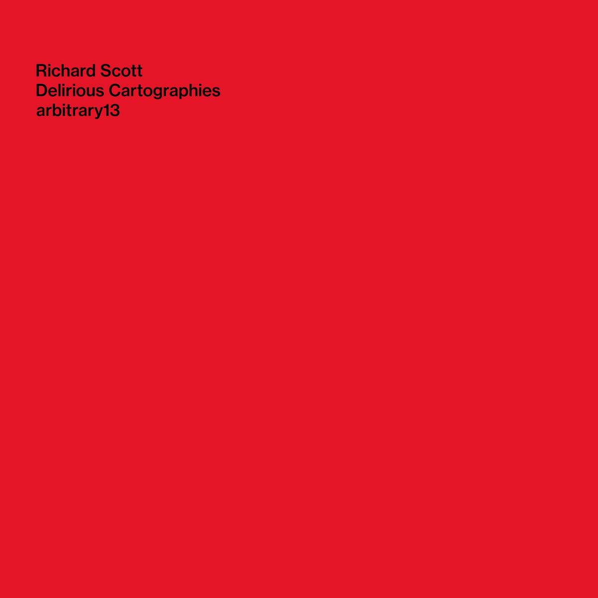 arbitrary_shop's tweet photo. Richard Scott - Delirious Cartographies

arbitrary13 (LP/CD) by composer, improv. and synthesist Richard Scott

LP version (white, 45 rpm)
€30*

*20% off in April 

2022, Edition: 300
cardboard folder, foil embossed
+ Prints, text (riso)

https://t.co/eljb8WkB6b

@arbitrary_cph https://t.co/3SSCMPiebk