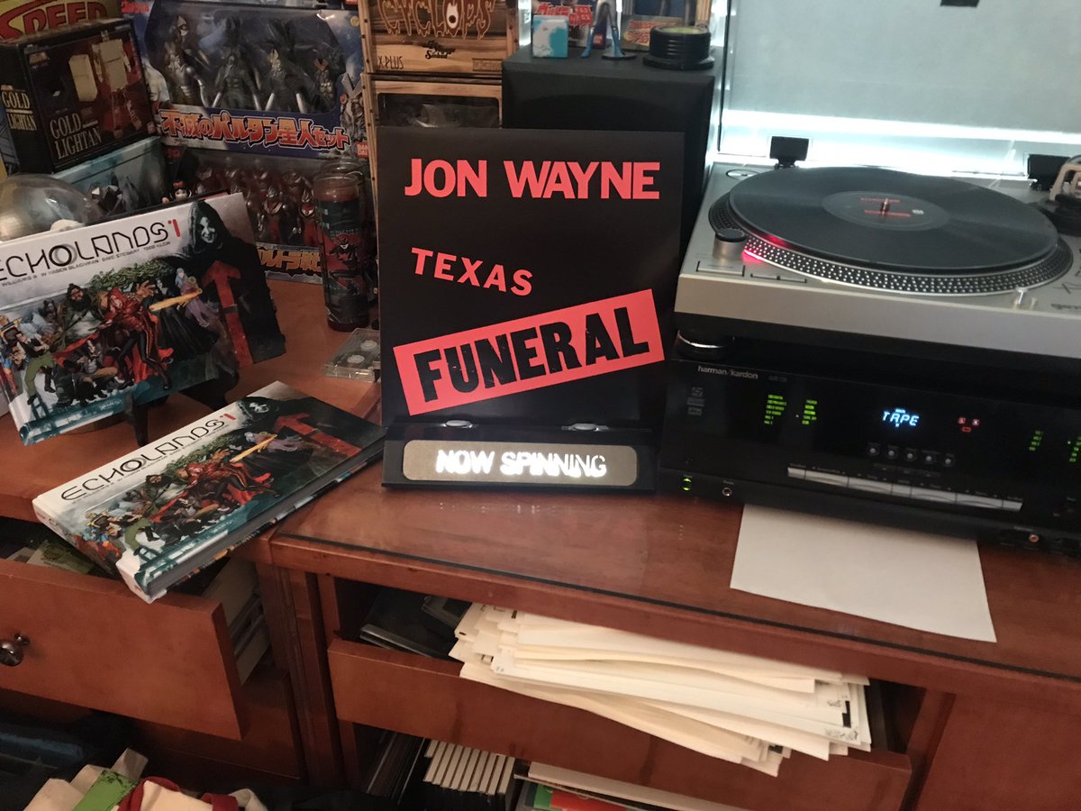 Jon Wayne: Texas Funeral - vinyl #EcholandsDrawingMusic #vinylrecords #comics @imagecomics #FuckedUpSongs @thirdmanrecords