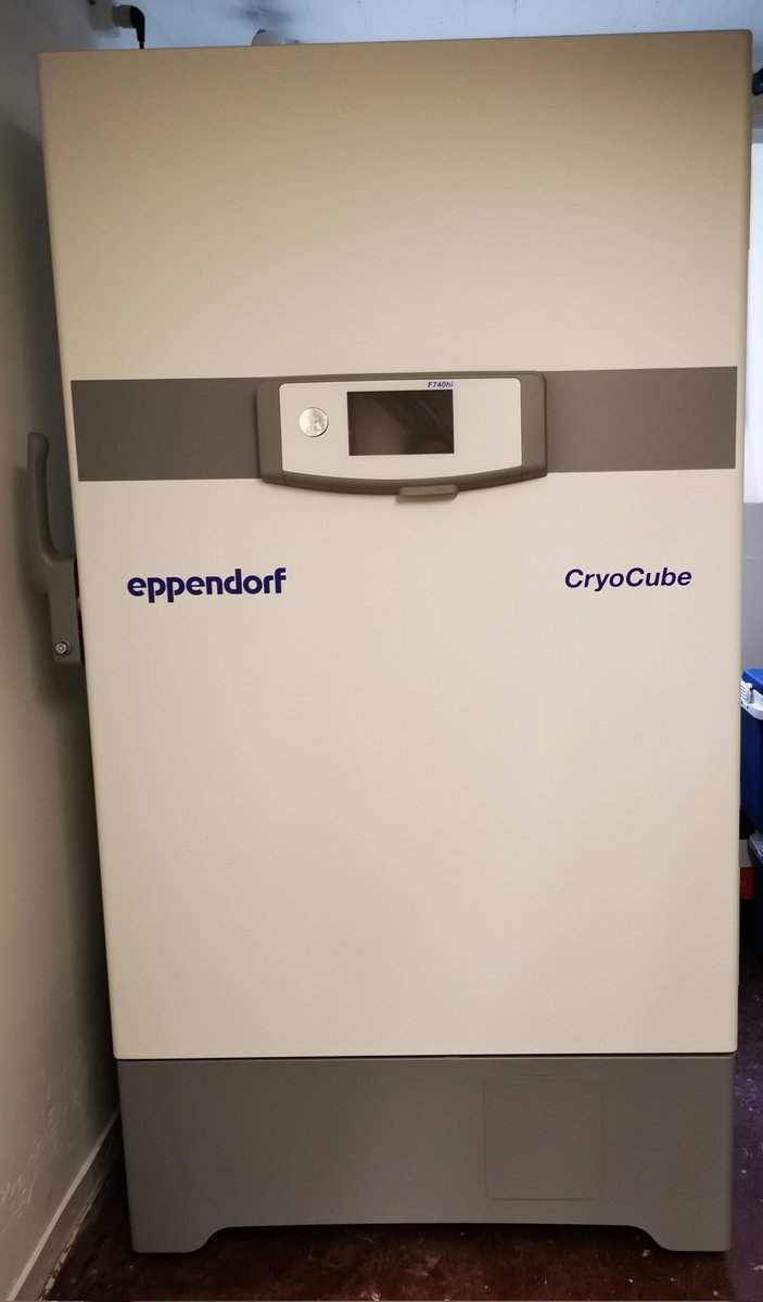 New 3D'omics freezer arrived today 🤩 Hello pretty!! It will keep our samples nice and cold.