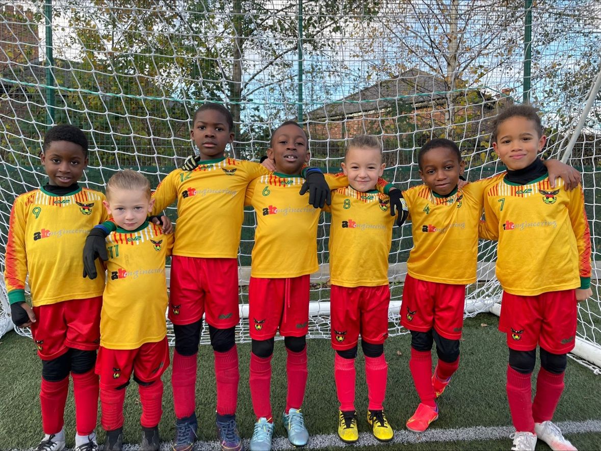 A delightful snapshot showcasing our team spirit, proudly donning our club's emblem on their shirts.
Coach Hene Sports Club is more than just a football team—it's a movement. Since its inception in 2021, it has quickly risen to become the fastest-growing sports club in Manchester