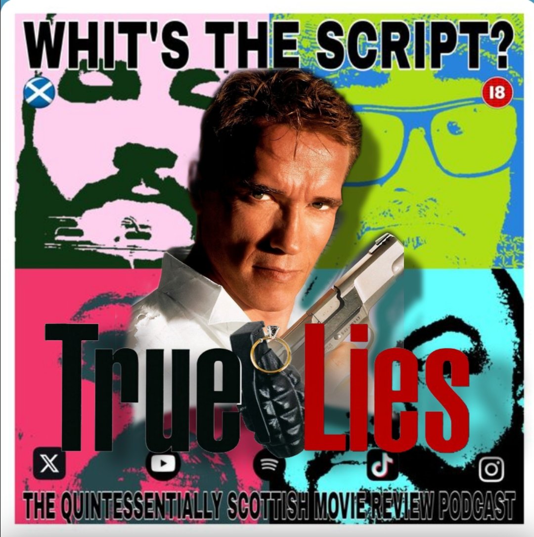 S04E14 True Lies available everywhere you go to for podcasts #YouTube #Spotify #arnoldschwartzenegger @ApplePodcasts @GoodpodsHQ #podcastandchill #movies #Review #jamieleecurtis #jamescameron #FridayFeeling @Schwarzenegger @jamieleecurtis #billpaxton #spy