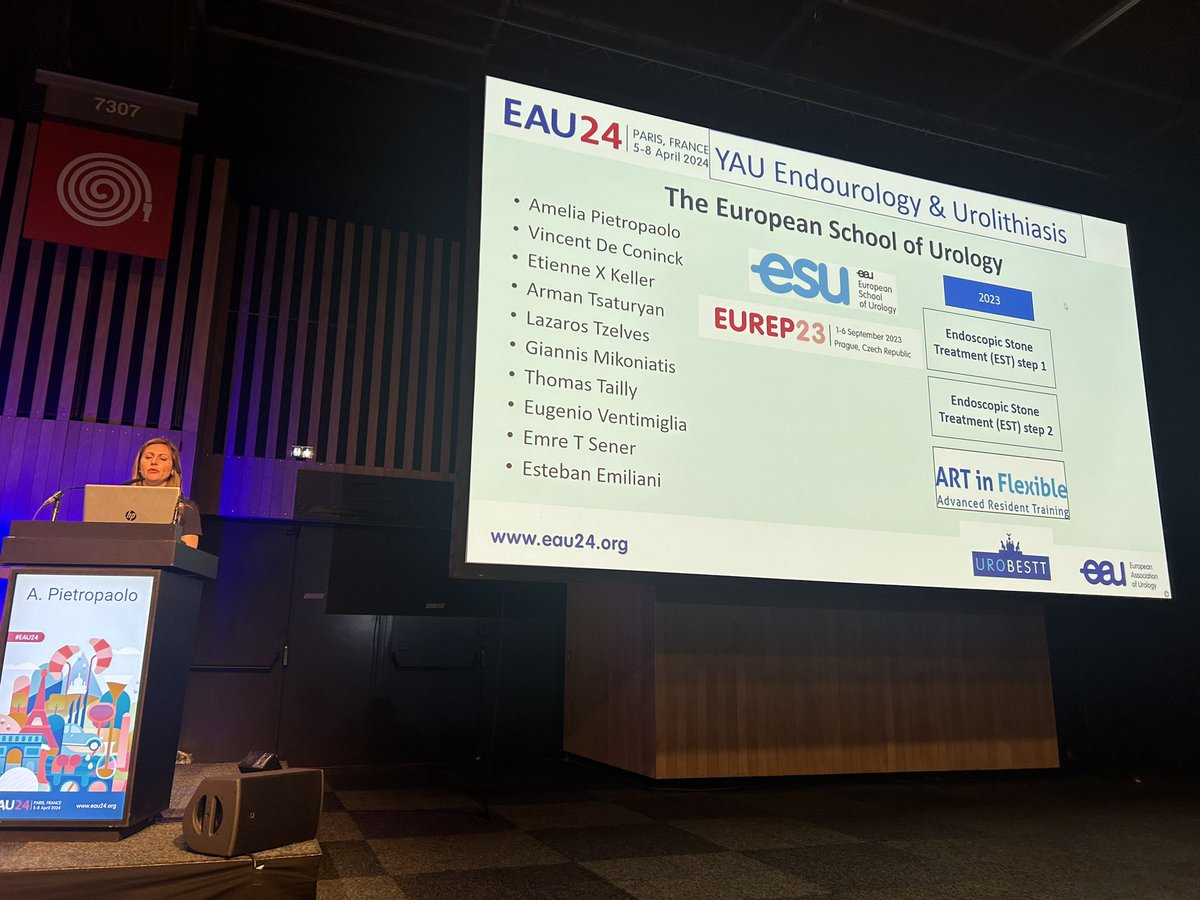 @YAUEndourology activities presented by our chair @ameliapietr1 in the YAU @EAUYAUrology session in #EAU24 @Uroweb