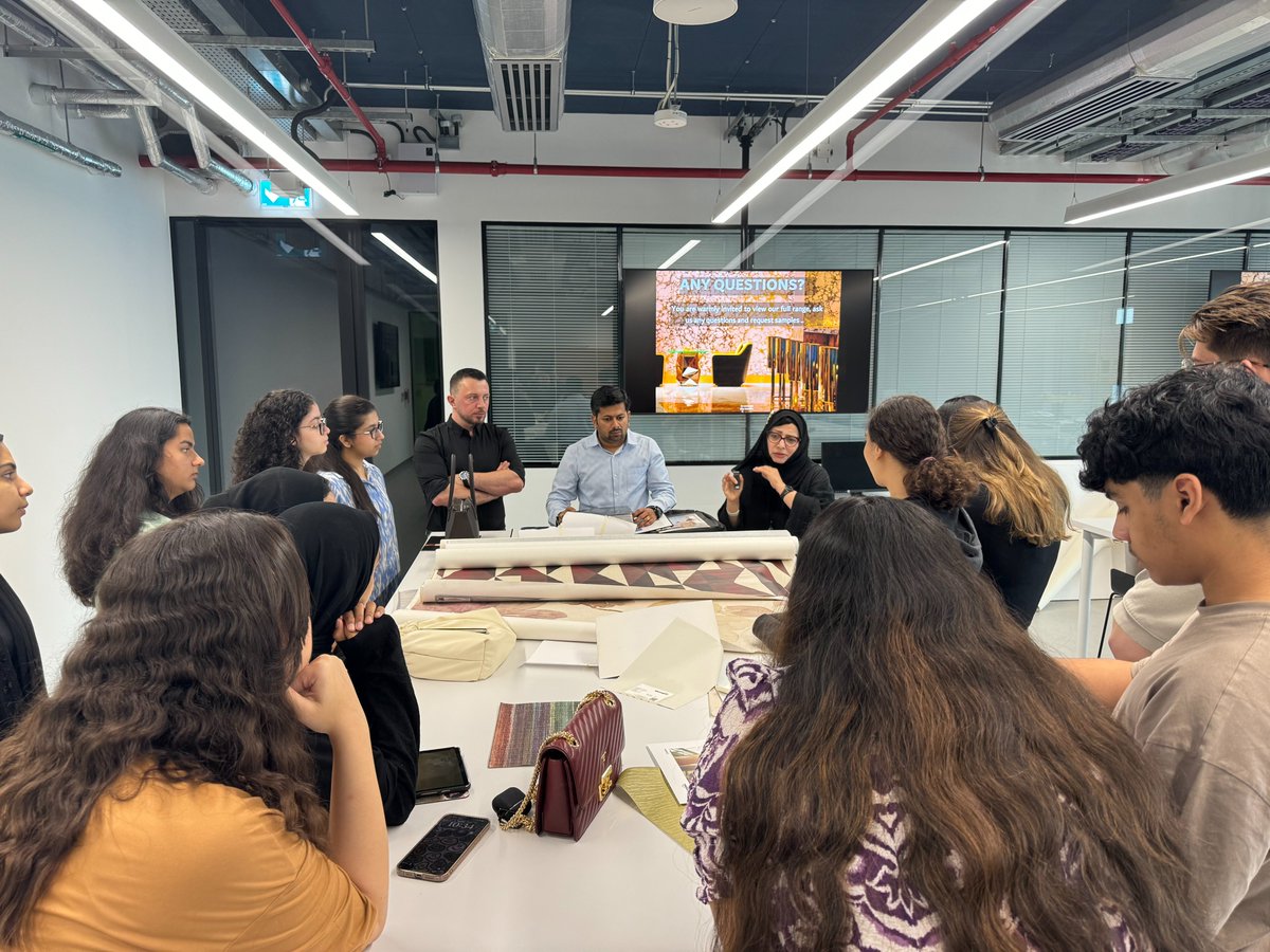 Our Design students were thrilled to welcome Arshiya Hussein, Export Manager at Muraspec. With over 18 years of invaluable experience in the sales industry, Arshiya provided insight into the world of wallpaper as an interior finish.