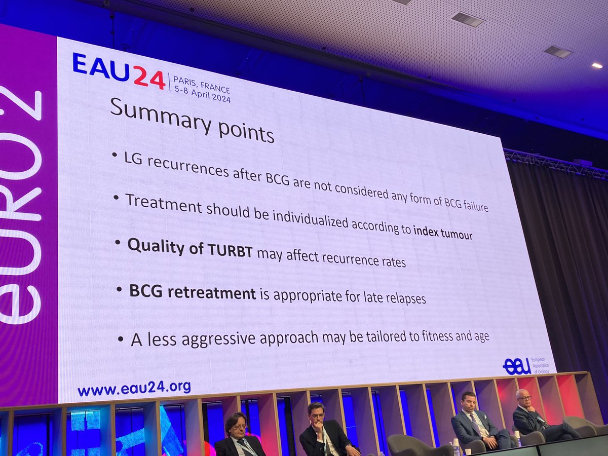 K. Chen and what to do with multiple LG recurrences #EAU2024