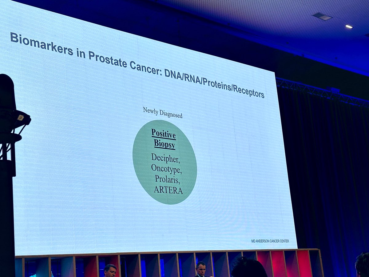 #EAU24 Opening Plenary- “Controversies in GU cancer staging” chaired by @MRoupret @Walzjc @ChapinMD highlights currently available biomarkers for newly diagnosed PCa patients