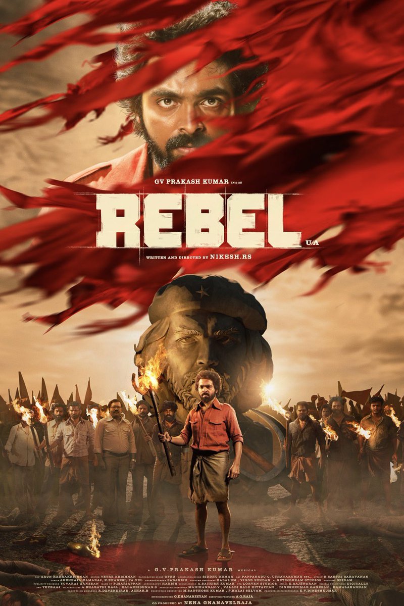Rebel from today 👍🏼 #Rebel Now In ParimalamCinemas #RebelInCinemasNow #StudioGreen @GnanavelrajaKe @gvprakash @NikeshRs #MamithaBaiju @arunkrishna_21 @vetrekrishnan @Music_Siddhu @sabarish_choreo @NehaGnanavel @SakthiFilmFctry