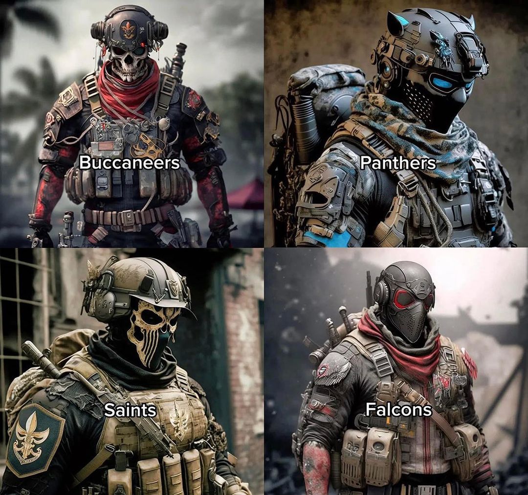 If NFL teams had a Call of Duty operator.