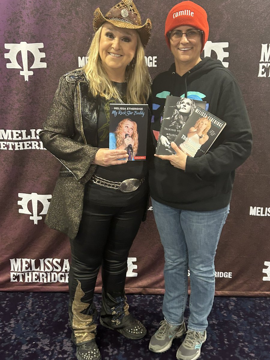 Just a couple of authors hanging out. !!!!!!! I want to say something like “I have no words”, but I have a lot of words! Like tons! Like I full on wrote a book with a bunch words about this awesome rock star buddy of mine!! She. Freakin’. Rocks. <a href="/metheridge/">Melissa Etheridge</a>