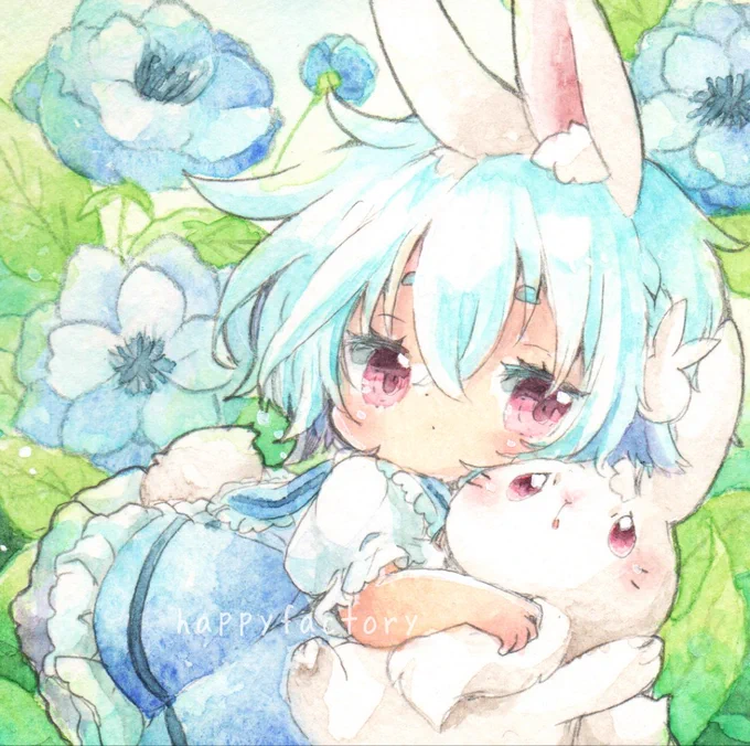 うさうさ。#対になってる絵をあげる 