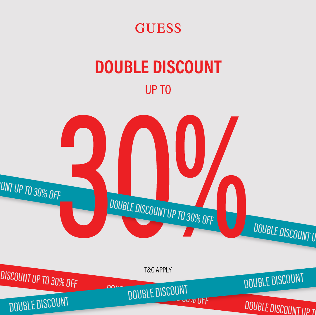 PondokIndahMall's tweet photo. Get your double discount up to 30%. Shop Now.
Available only at GUESS Jeans.
#LoveGUESSID https://t.co/cBbErL5dwn