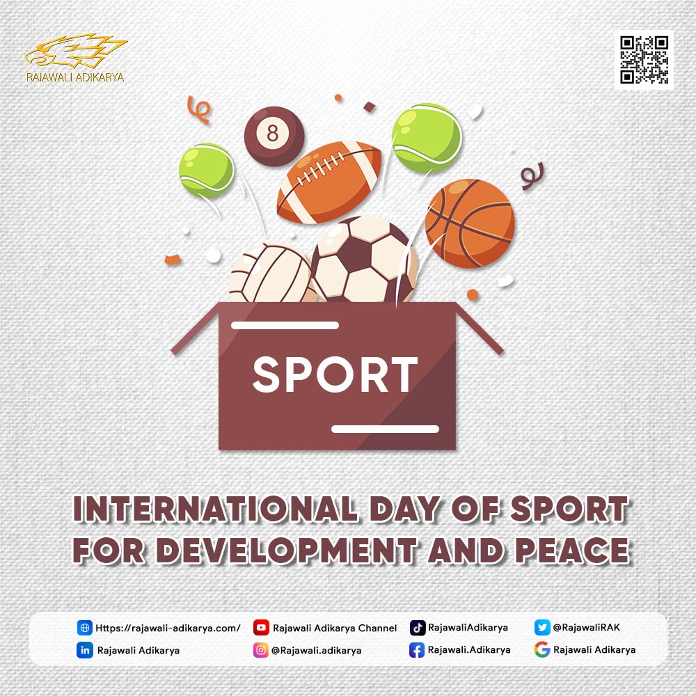 Happy International Sports Day for Development and Peace!

#rajawaliadikarya #rak #rakteam #sportday #internationalsportdayfordevelopmentandpeace #peace #development #sports #sport #health #pembangunan #perdamaian #toleransi #tolerance