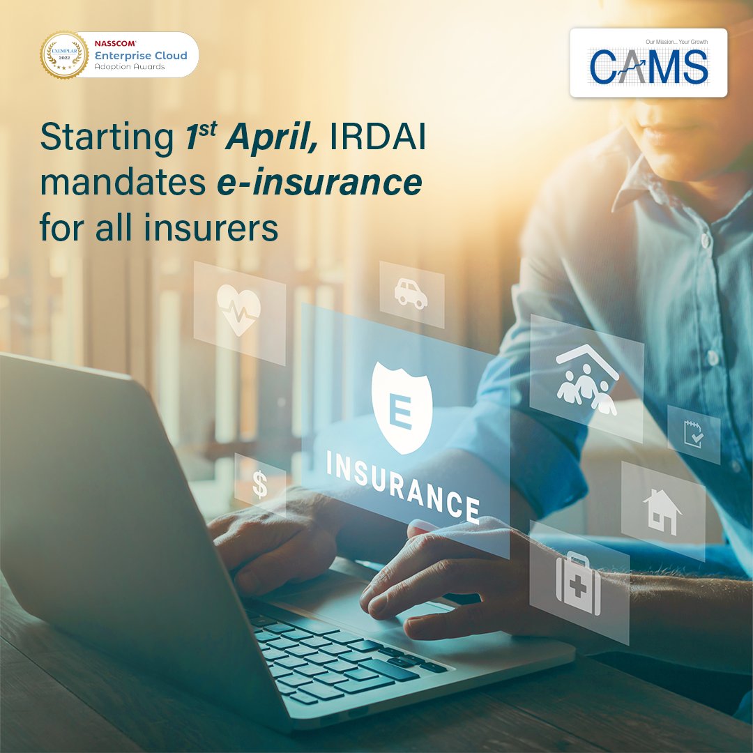 The Insurance Regulatory and Development Authority of India (IRDAI) has mandated insurers to issue electronic insurance policies starting from April 1, 2024. Policyholders can now purchase insurance and manage their e-policies by opening a free e-Insurance Account (eIA) with…