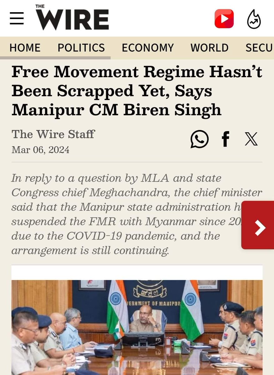 haokip_alice's tweet photo. Nongthongbam Dilip Meitei, Brother of Mr. #NBirenSingh, is free to ferry loads of timber from Myanmar even after #AmitShah announcement of scrapping Free Movement Regime (FMR). 
Meanwhile, Mr. #NBirenSingh stated in the assembly that the same is yet to be scrapped. Yes, he wouldn't be ready to scrape FMR in expenses of his brother's illegal business. The nexus between Mr. #NDilip and #VBIG Exposed. 
[Source: @DrLamtinthangHk
FB post]