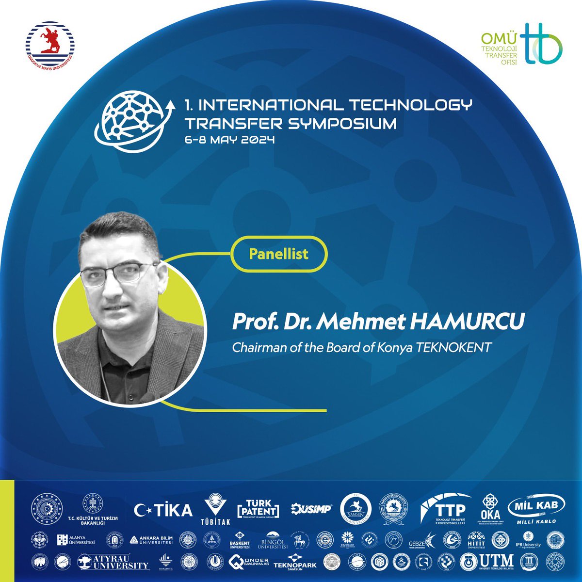 itets_2024's tweet image. ⭐️He’s really good⭐️We are so excited and proud that Prof. Dr. Mehmet HAMURCU (Chairman of the Board of Konya TEKNOKENT) will be with us at the I. Technology Transfer Symposium.👏🏻👏🏻

#itets #omütto #technologysymposium#technologytransferoffice