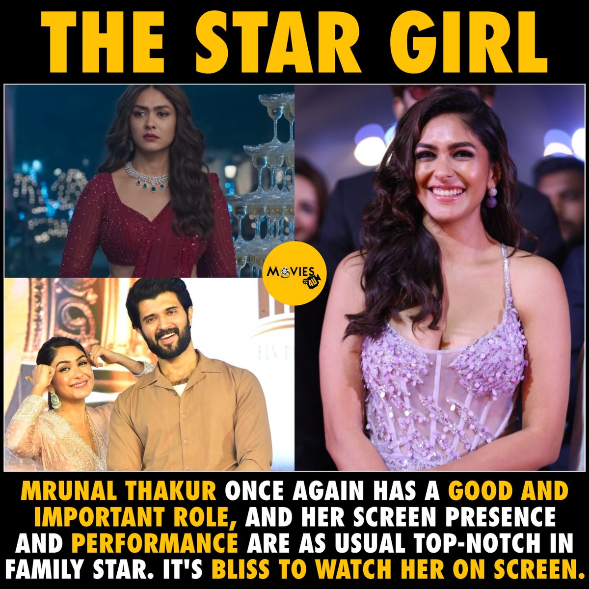 #MrunalThakur 👸👑

#FamilyStar #FamilyStarReview