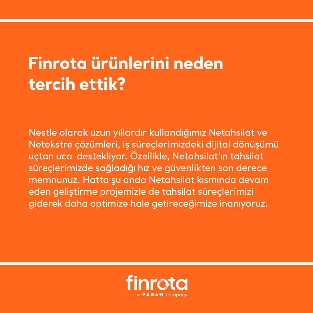finrotacom's tweet photo. Müşterilerimizin geri bildirimleri, iş süreçlerimizi geliştirmek için son derece değerlidir. Nestle şirketinde Market IT Solutions Specialist Naz Aydın’a ve tüm Nestle ekibine teşekkür ediyor, başarılar diliyoruz. 😊
#Finrota #OnlineTahsilat #AçıkBankacılık #Netahsilat #NetEkstre https://t.co/zOI7KSEHiX