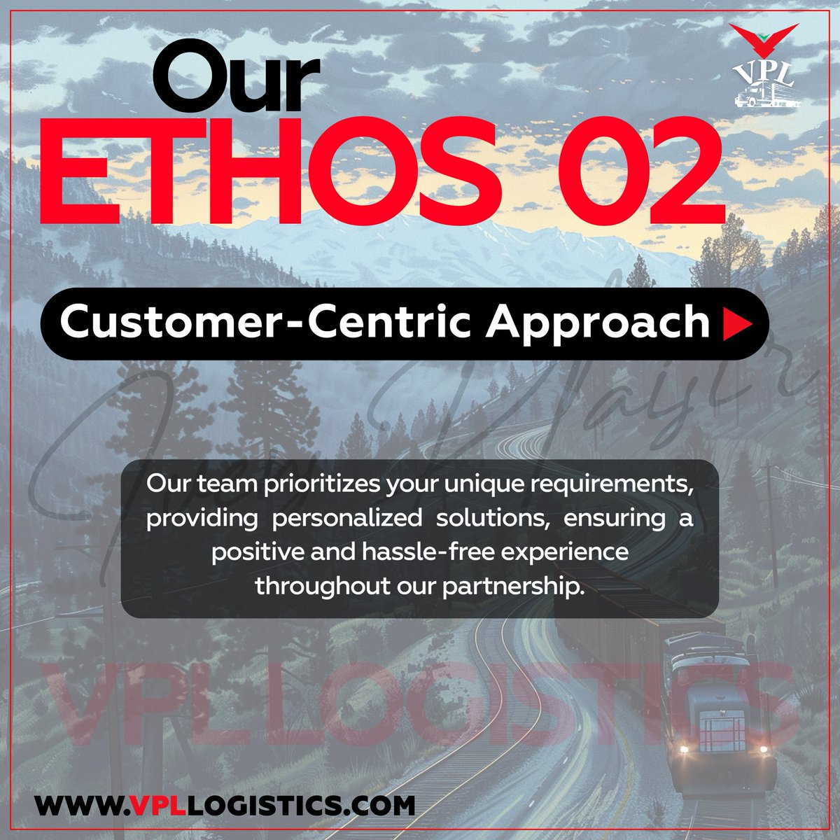 vpllogistics's tweet photo. Our Ethos 02 - Customer-Centric Approach

#vensplailogistics #freightrecession #freight https://t.co/RXHzvLIHAV