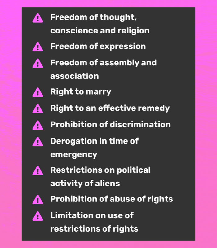 <a href="/LeeAndersonMP_/">Lee Anderson MP</a> As a human, what is it about these rights that you’d rather we didn’t have?

✍️ themovementforward.com/echr/
