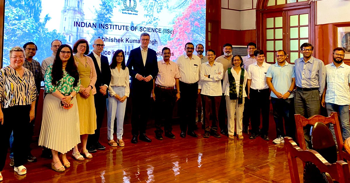 Signing a MoU with Indian Institute of Science @iiscbangalore