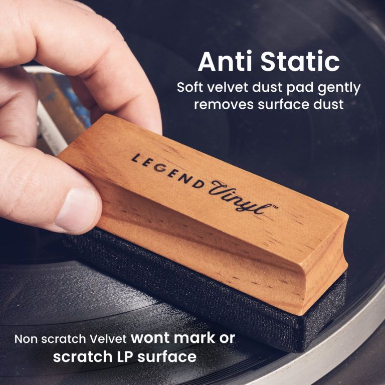 Elevate your vinyl care with our anti-static deep pile velvet cleaning pad 🎶✨ Attract and gently remove dust without scratching your records. Precision is easy with its wooden handle. Shop now: mylegendvinyl.co.uk/product/vinyl-… #mylegendvinyl #legendvinyl #vinyldustbrush #vinylbrush