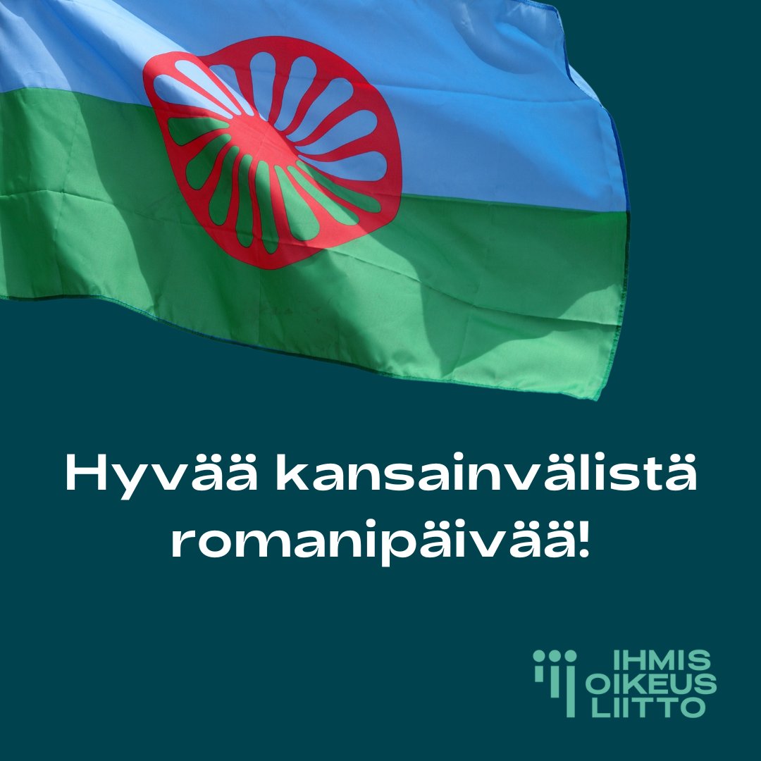 🎉 Hyvää kansainvälistä romanipäivää! Latšo internationaalo romanengo diives tumenge! ⚖️ Suomen perustuslaki takaa romaneille oikeuden ylläpitää ja kehittää omaan kieltään ja kulttuuriaan. #romanipäivä #romanit #ihmisoikeudet #yhdenvertaisuus #RomanienKansallispäivä